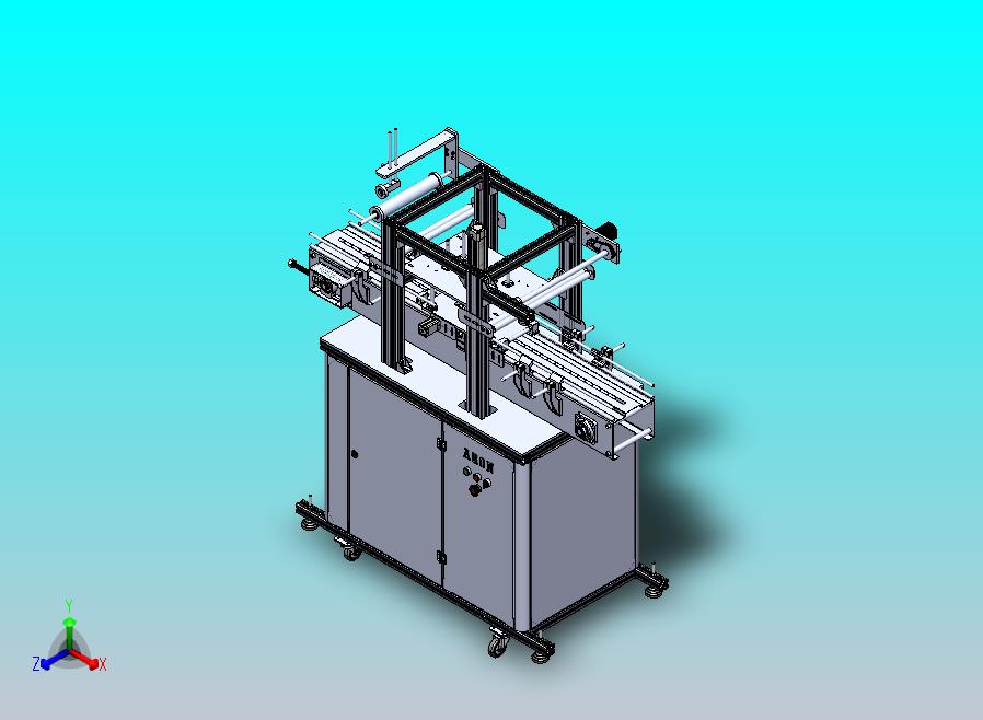 欧式头盖封口机3D