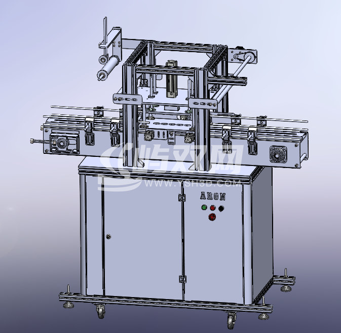 欧式头盖封口机3D