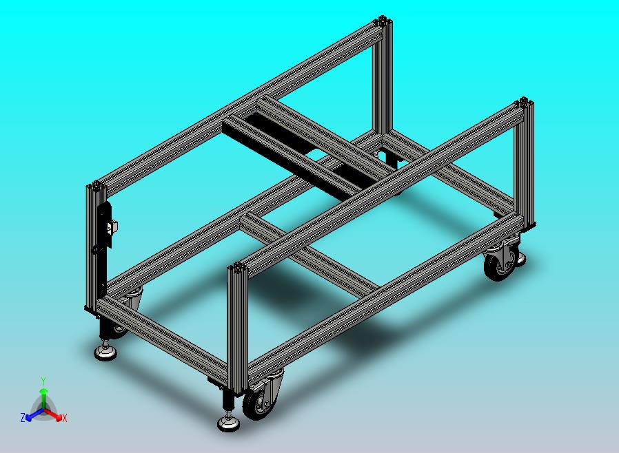铝型材模块化装配推车
