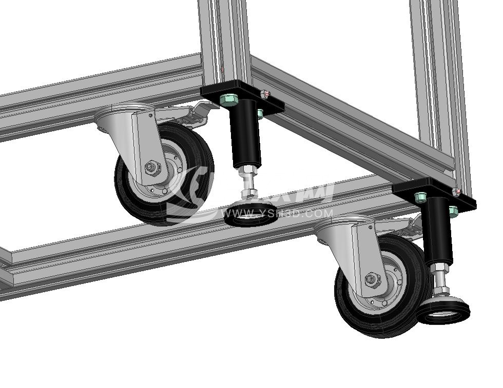 铝型材模块化装配推车