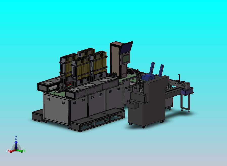 饼干检测分选包装流水线