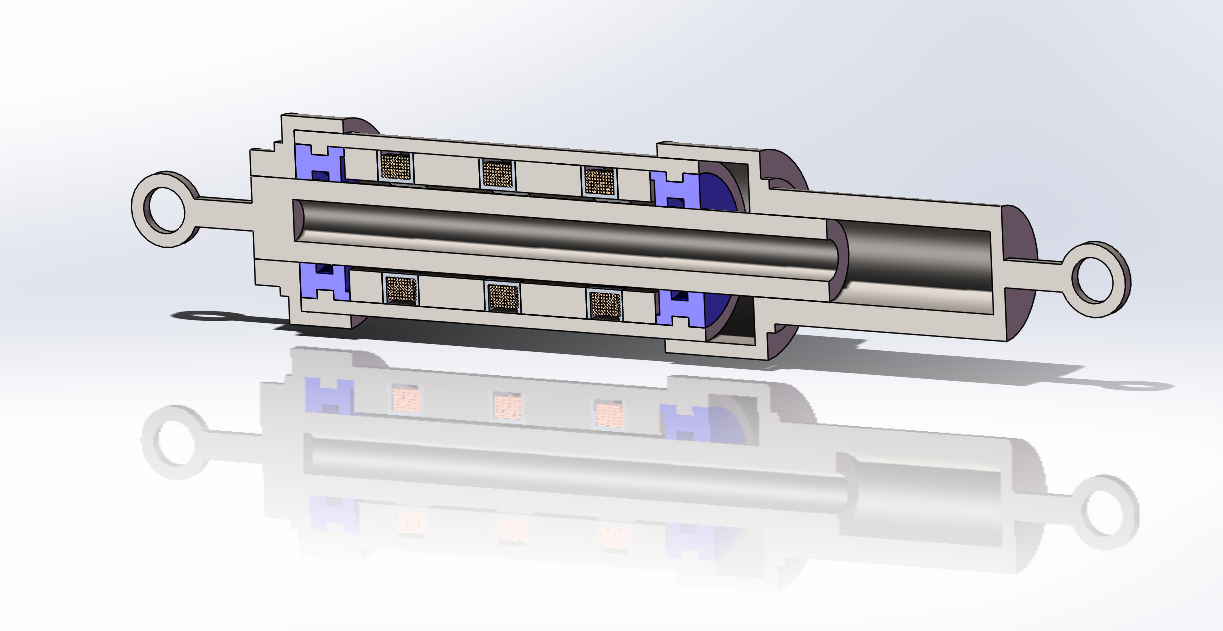 假肢用磁流变电磁阻尼器