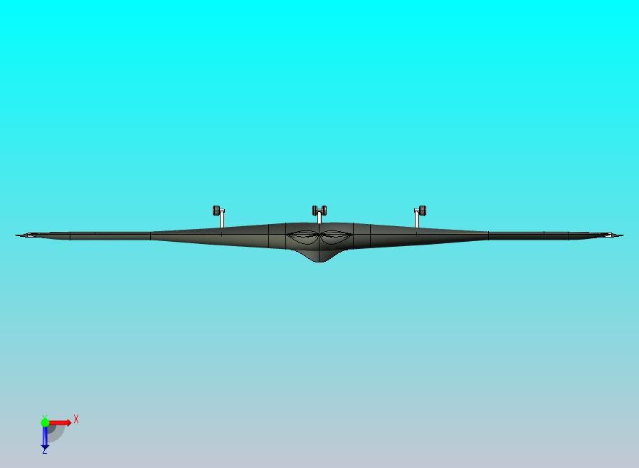 猎鹰_可伸缩式飞翼布局无人机