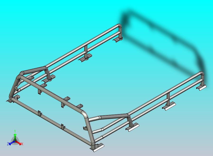 铁护栏mithsubishi-triton单舱