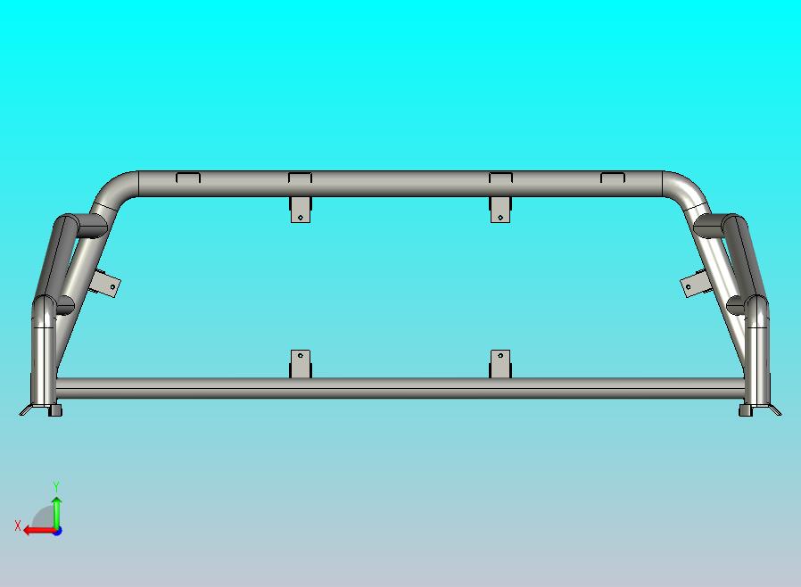 铁护栏mithsubishi-triton单舱