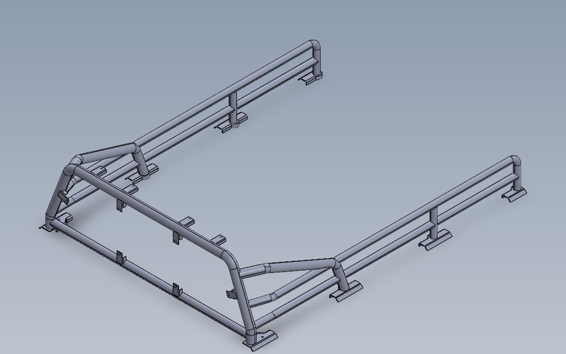 铁护栏mithsubishi-triton单舱