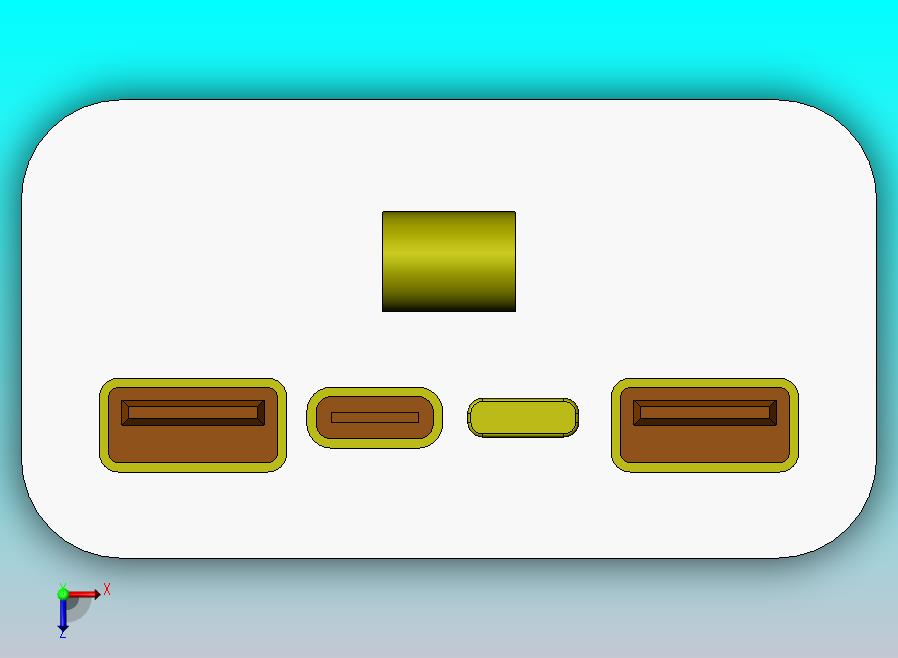 20000毫安时LED移动电源