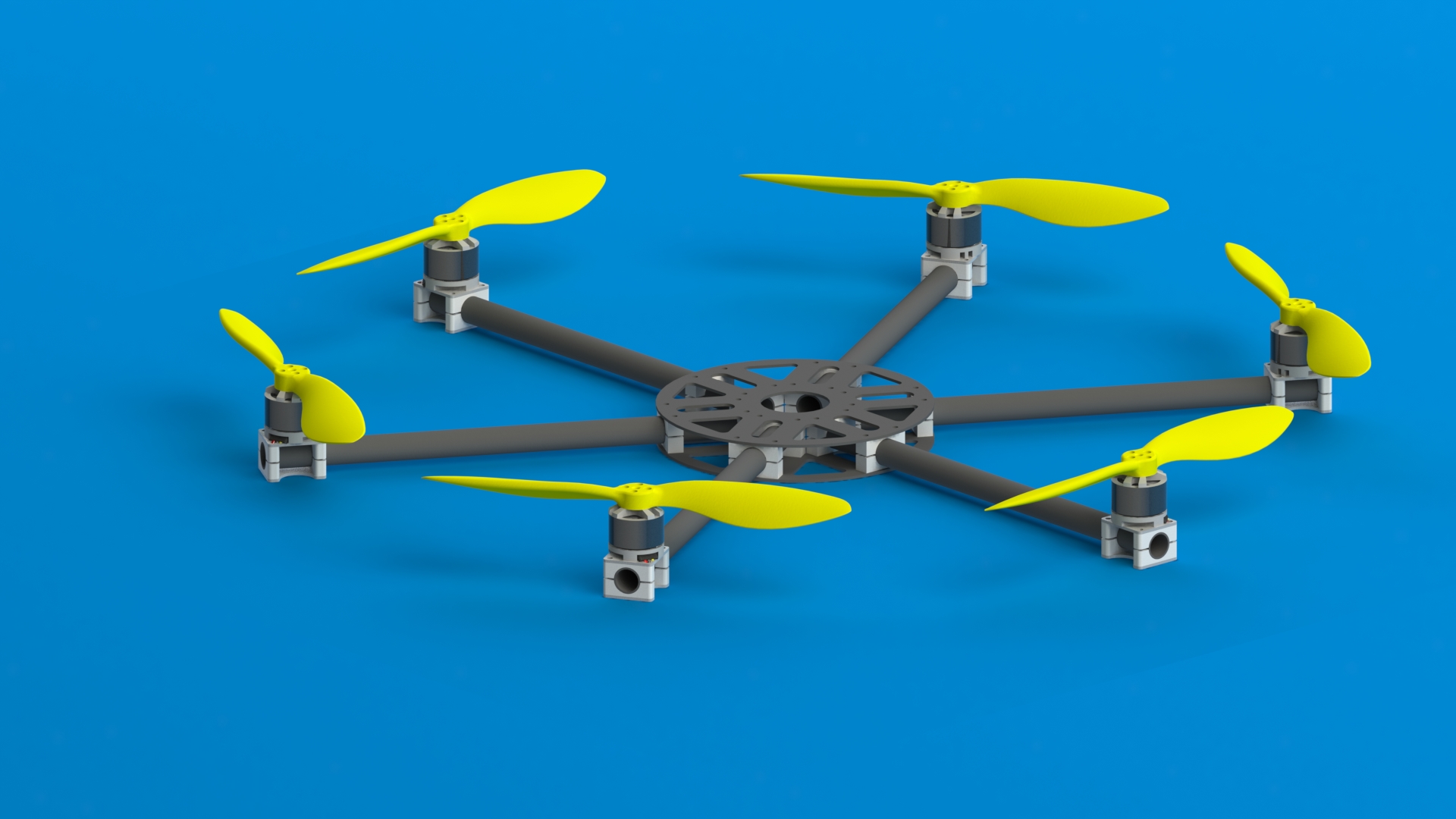 六芯碳纤维直升机