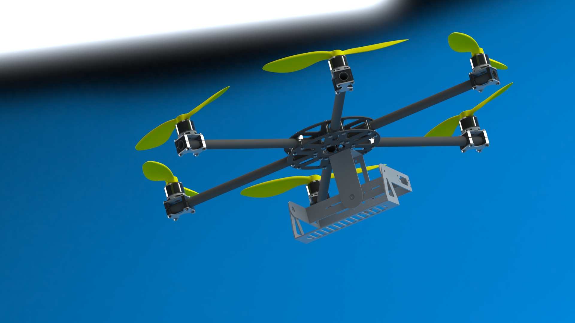 六芯碳纤维直升机