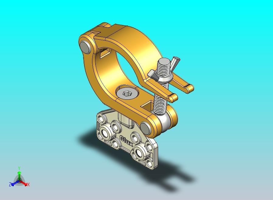 带连接板活动管扣扣件