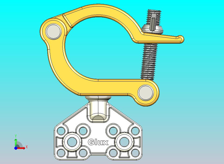 带连接板活动管扣扣件
