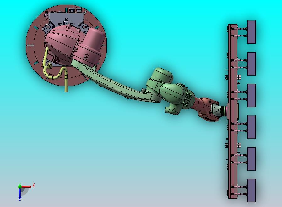 六轴机械手取料模组