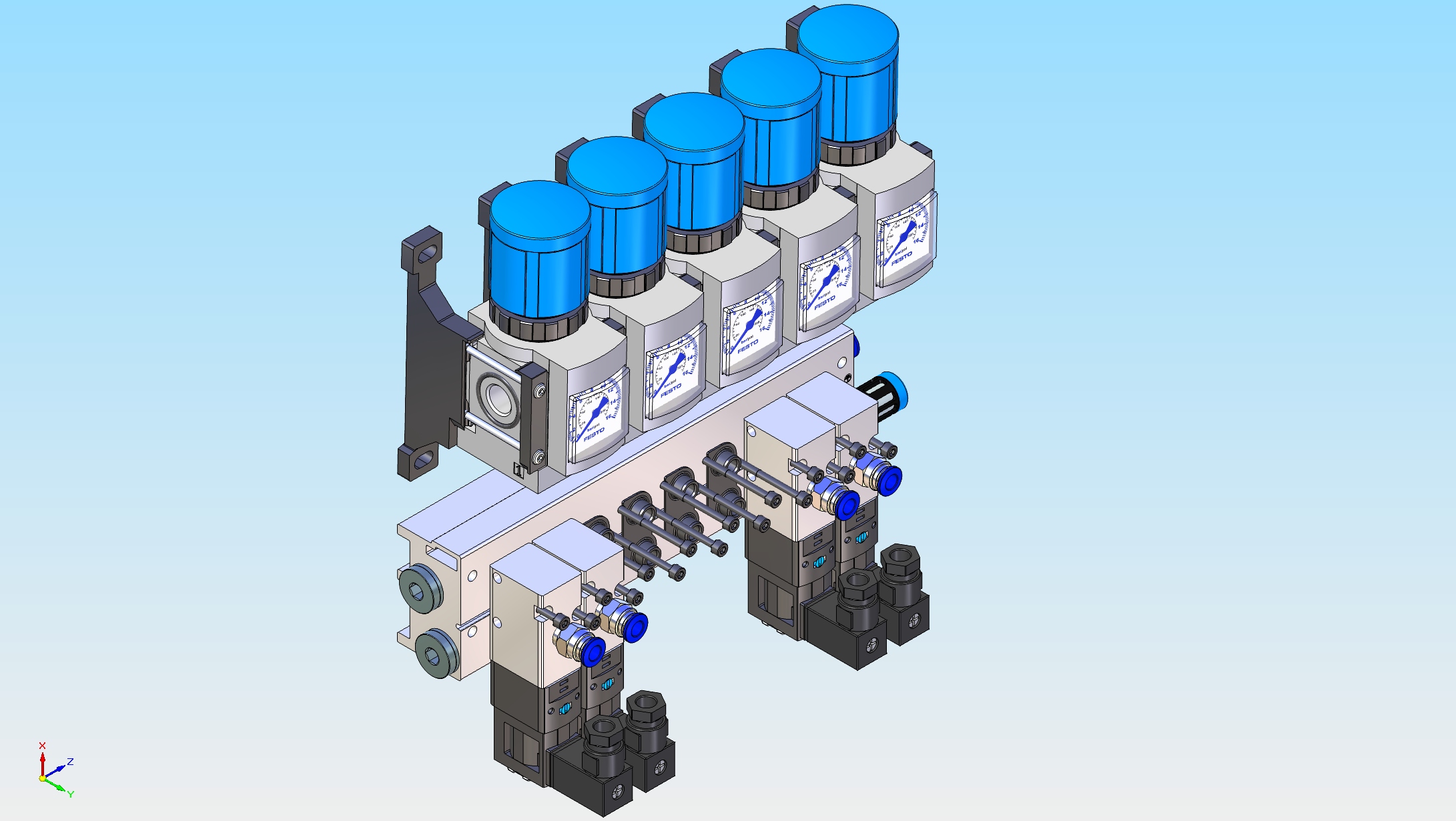 费斯托气压调节器 - MS4-LR