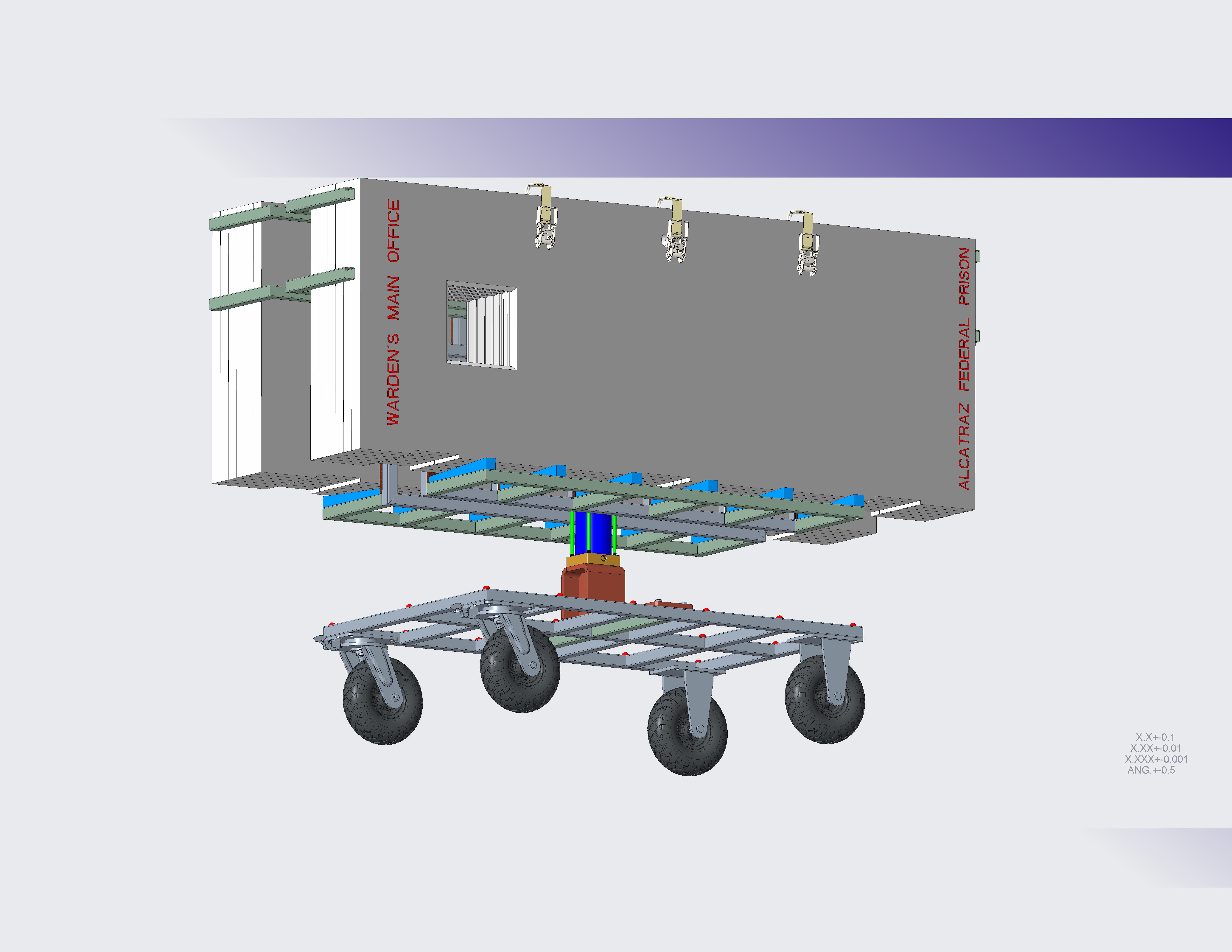 板式越野车枢轴手推车
