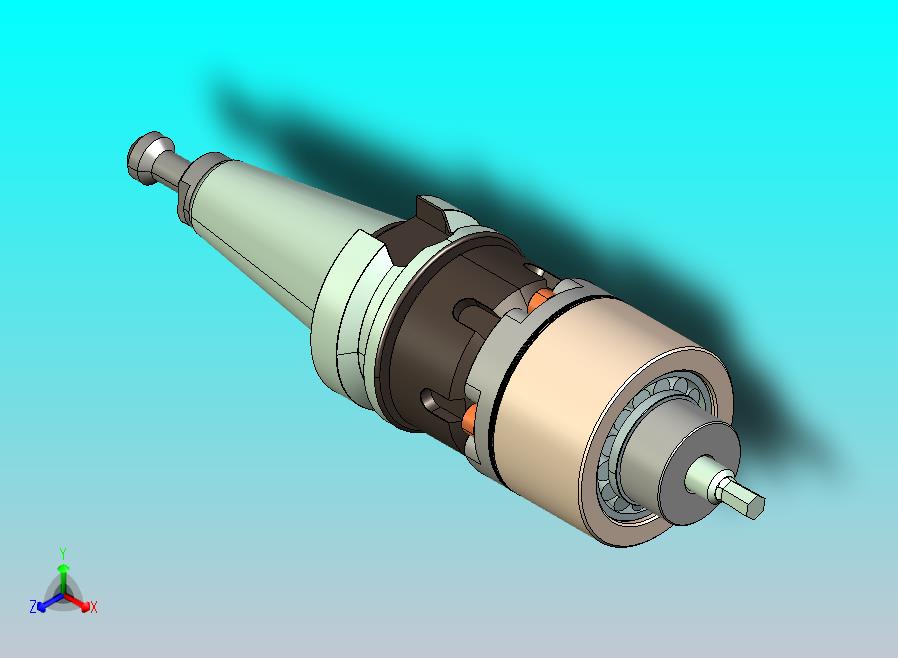 CNC BT30旋转拉刀
