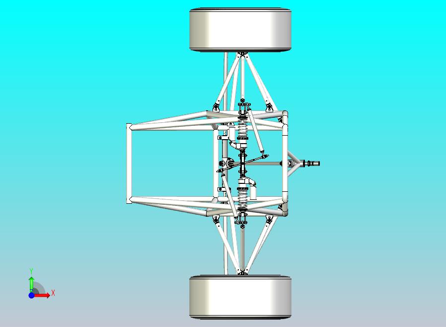 大学生方程式赛车前悬架总成