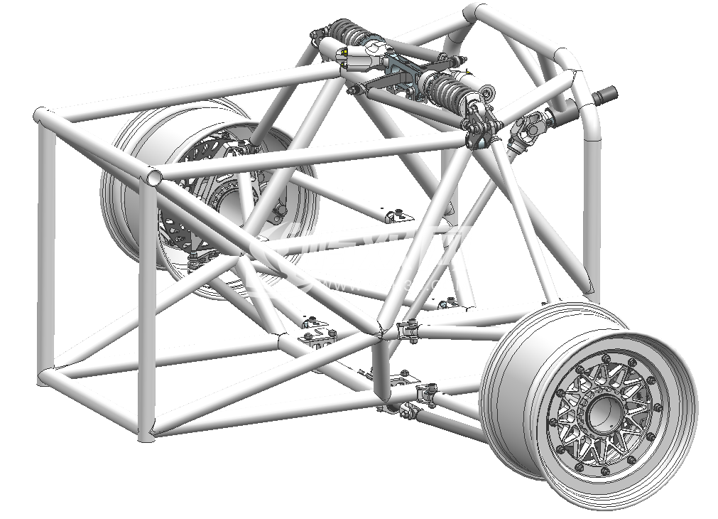 大学生方程式赛车前悬架总成