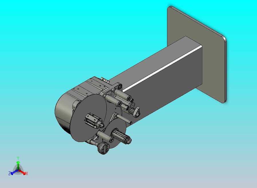 L200贴标机-3D数模