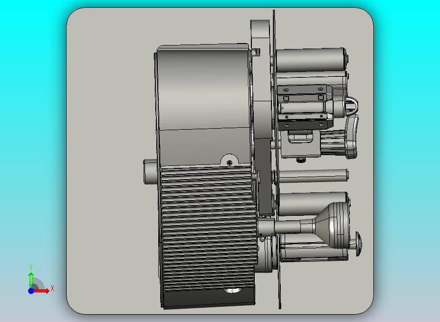 L200贴标机-3D数模