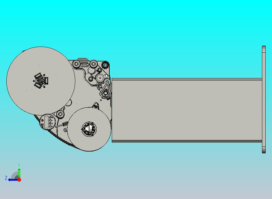 L200贴标机-3D数模
