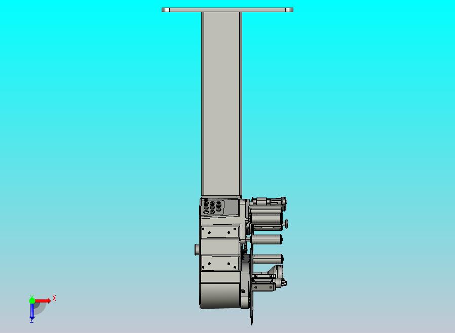 L200贴标机-3D数模