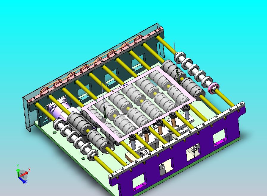 滚轮式流线（玻璃屏幕等产品）