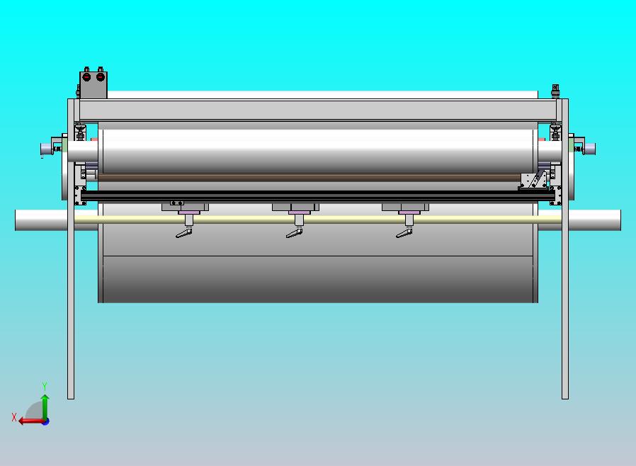 打标收放切割机构