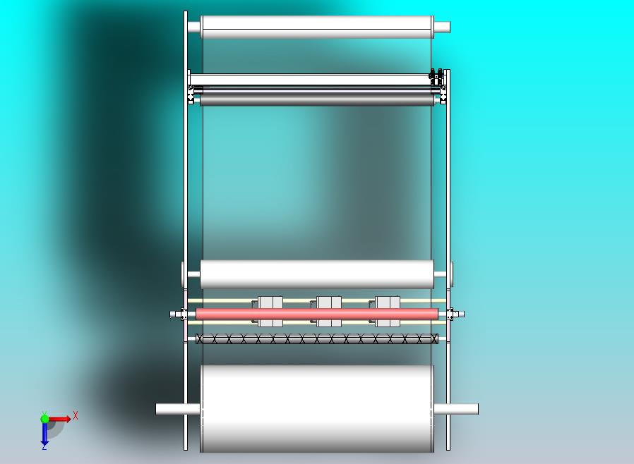 打标收放切割机构