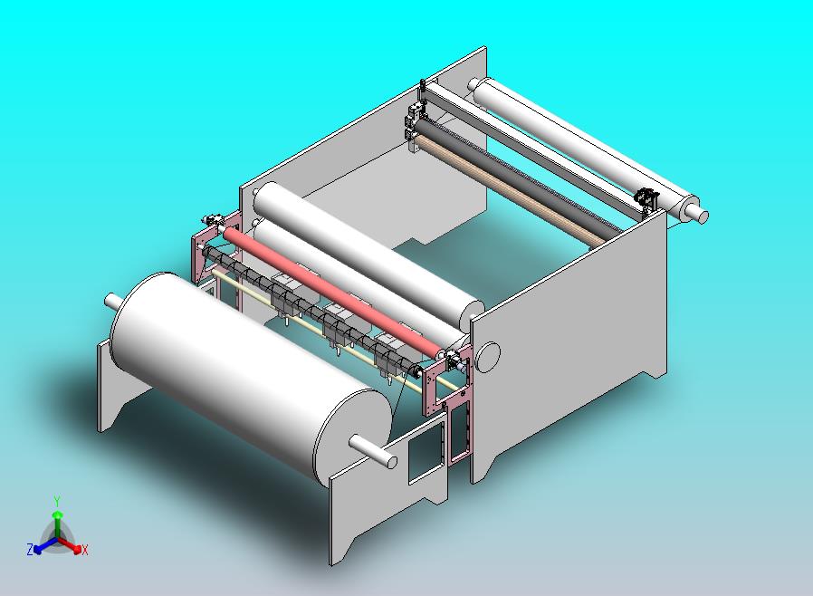 打标收放切割机构