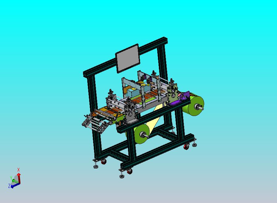D705口子胶检测机，NG检测，料带载料，喷码