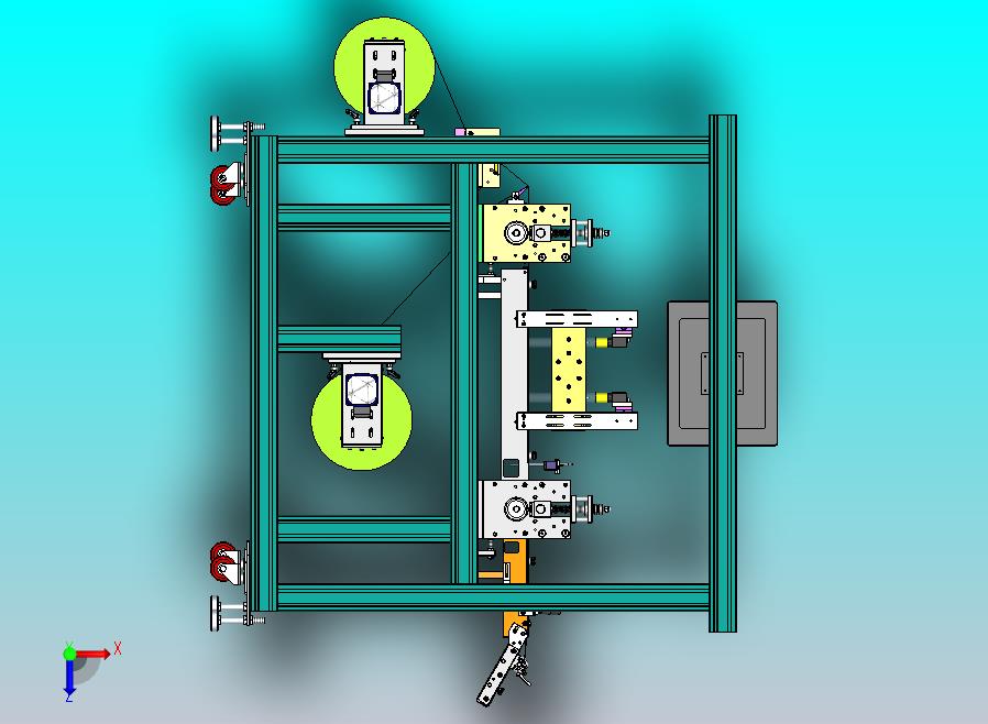 D705口子胶检测机，NG检测，料带载料，喷码