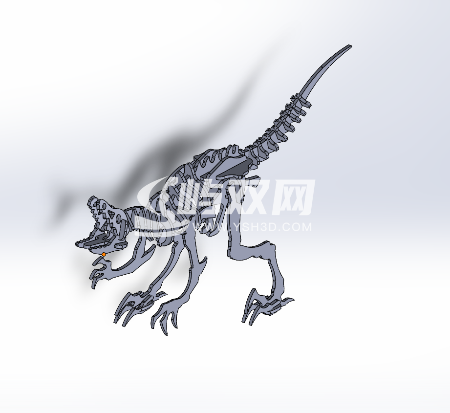 恐爪龙立体拼装图纸