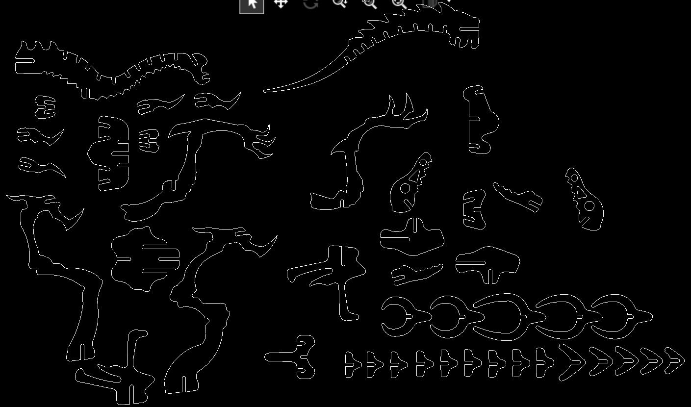 恐爪龙立体拼装图纸