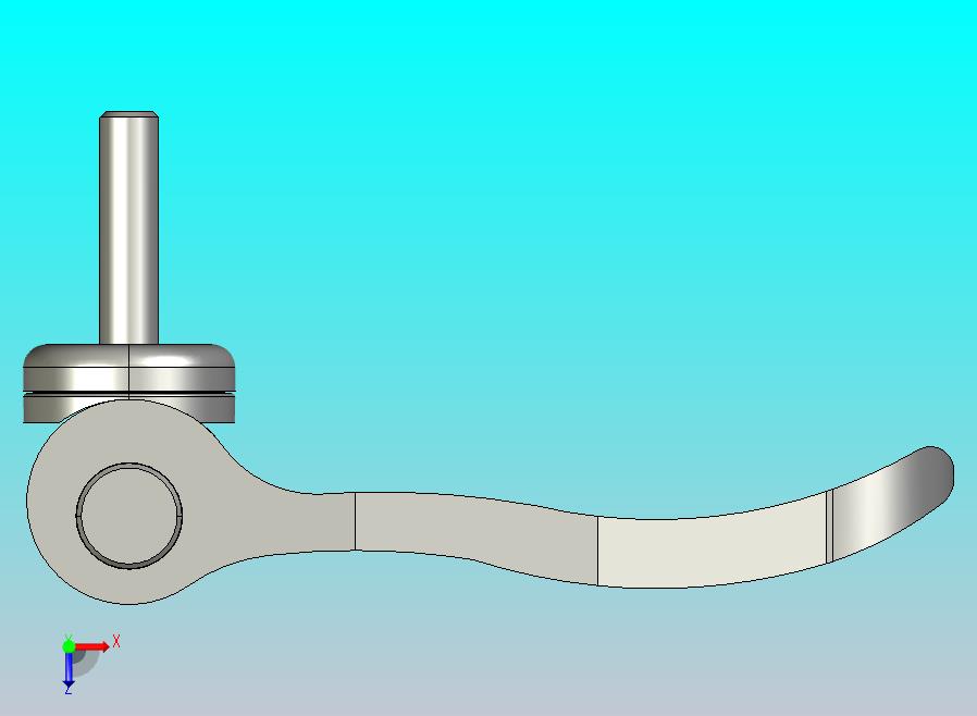 旋钮快拆把手，可自锁