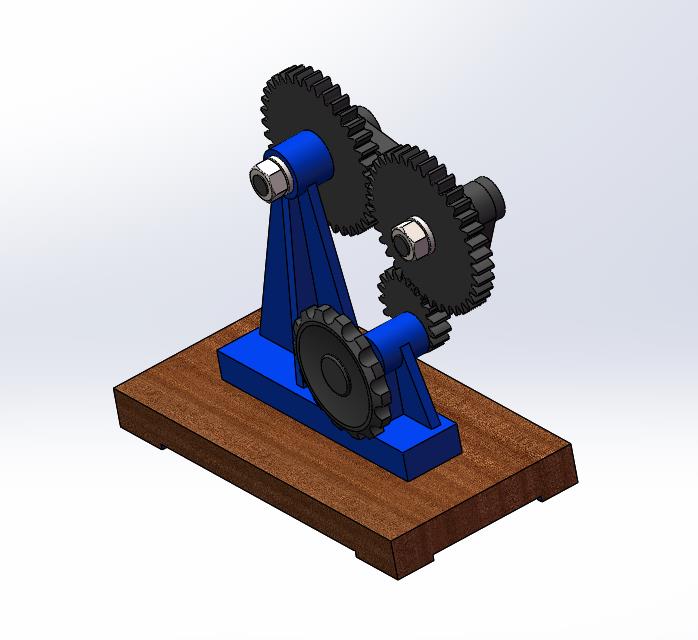 齿轮连杆运动机构（含运动仿真）