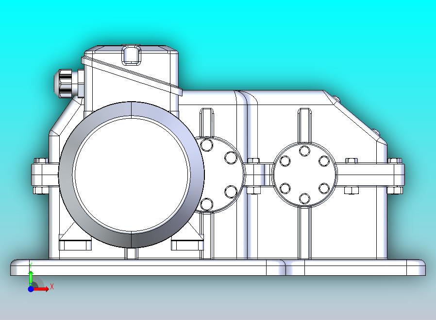 变速箱，两级倍增器