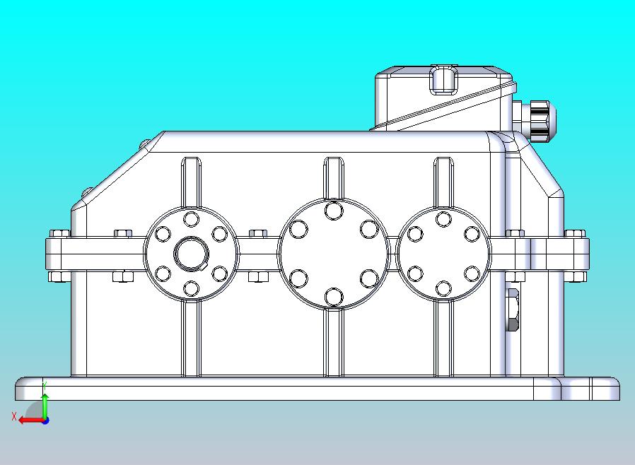 变速箱，两级倍增器