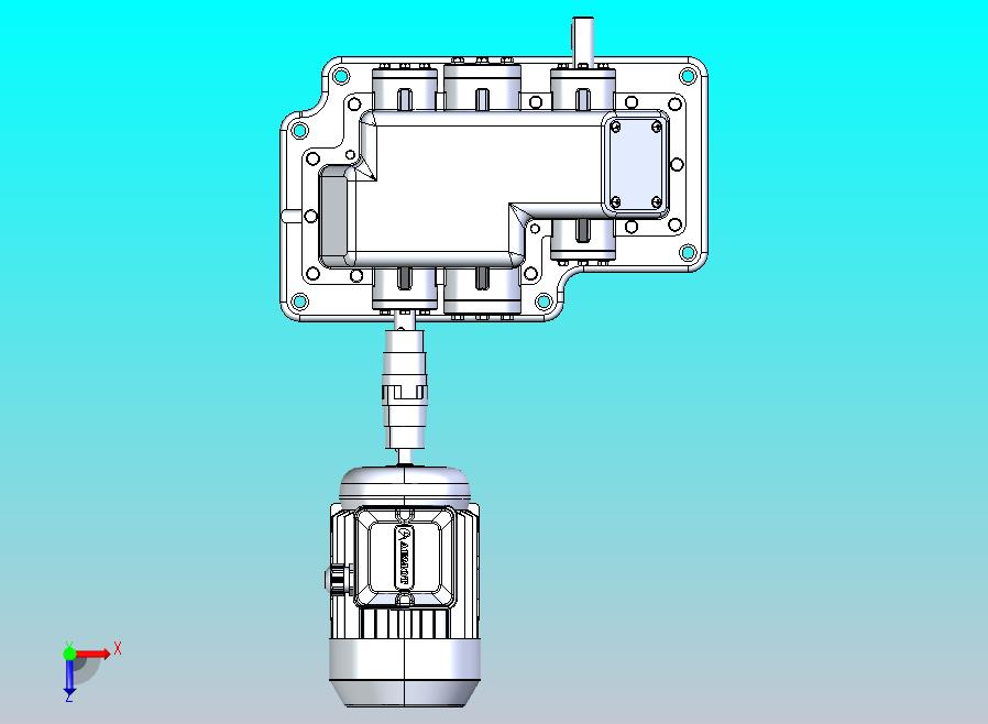 变速箱，两级倍增器