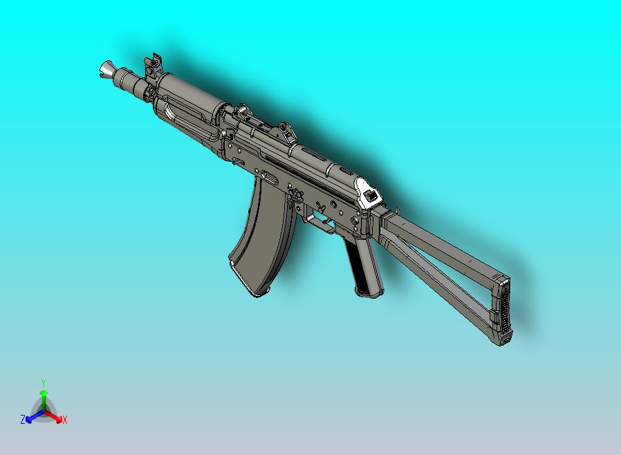 AK-74U冲锋枪