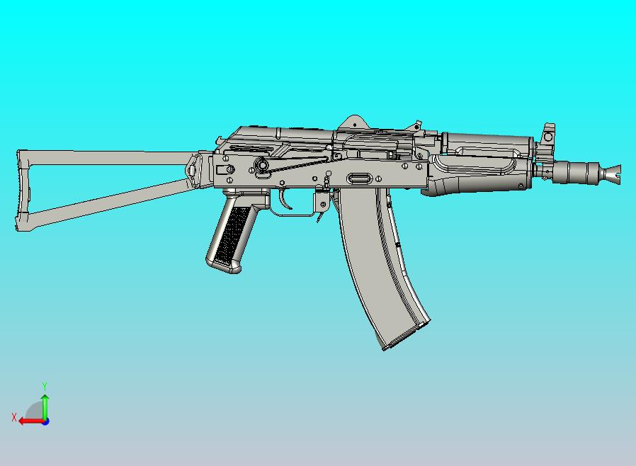 AK-74U冲锋枪