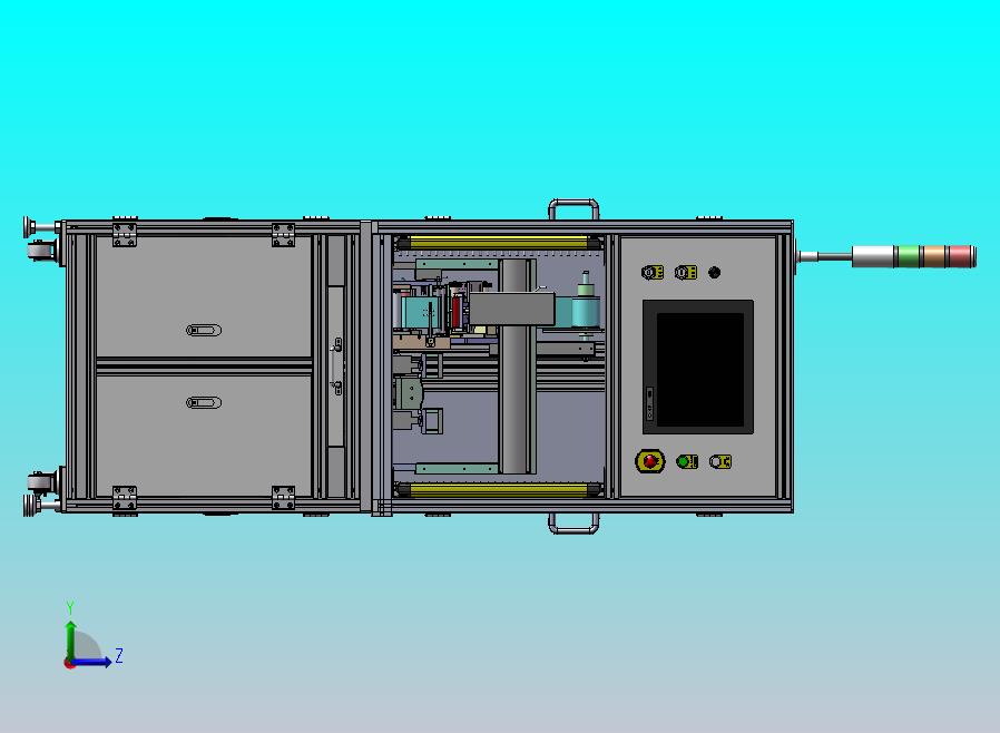落地式双轴贴标机