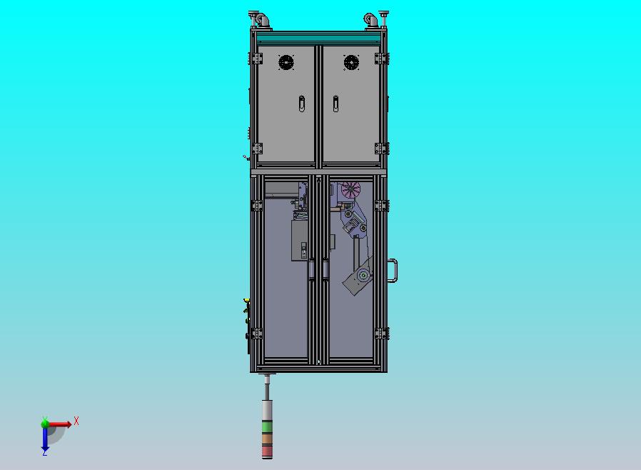 落地式双轴贴标机