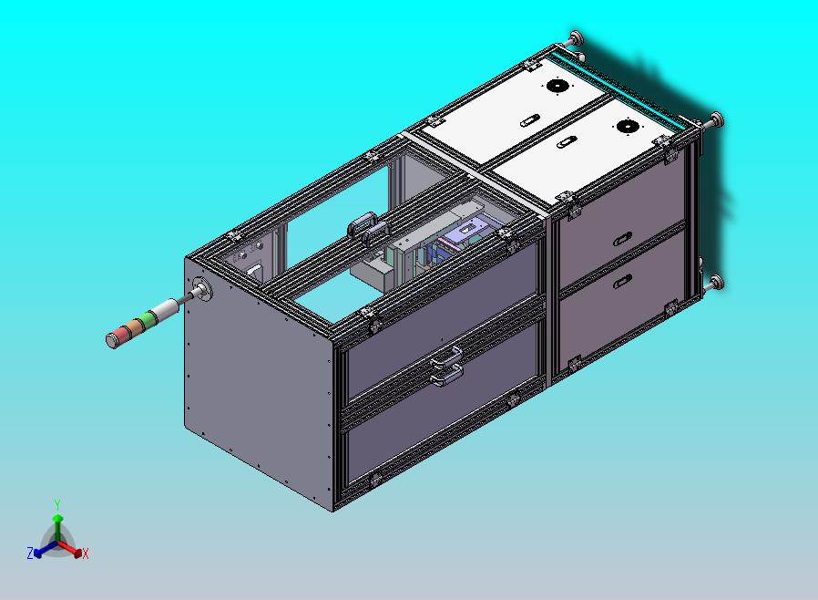 落地式双轴贴标机