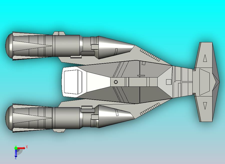 《星际迷航太空飞行年表》一书中的元帅级驱逐舰设计