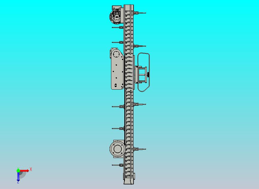 贴标机输送系统、药瓶链板输送机3D模型