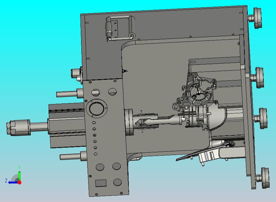 汽车后视镜--折拢机构装配工装 