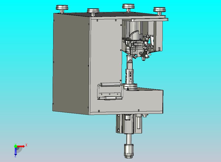 汽车后视镜--折拢机构装配工装 