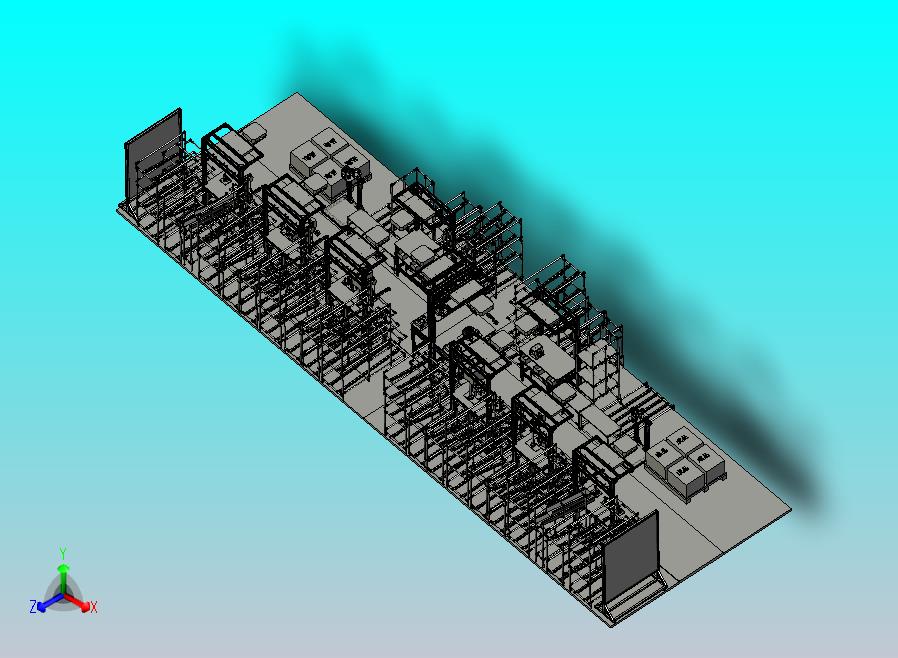 汽车后视镜装配生产线