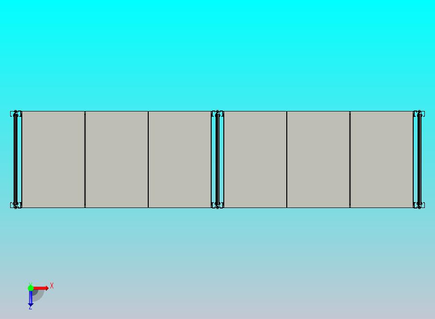 工业存储架13.0英尺x7.25英尺x3.0英尺