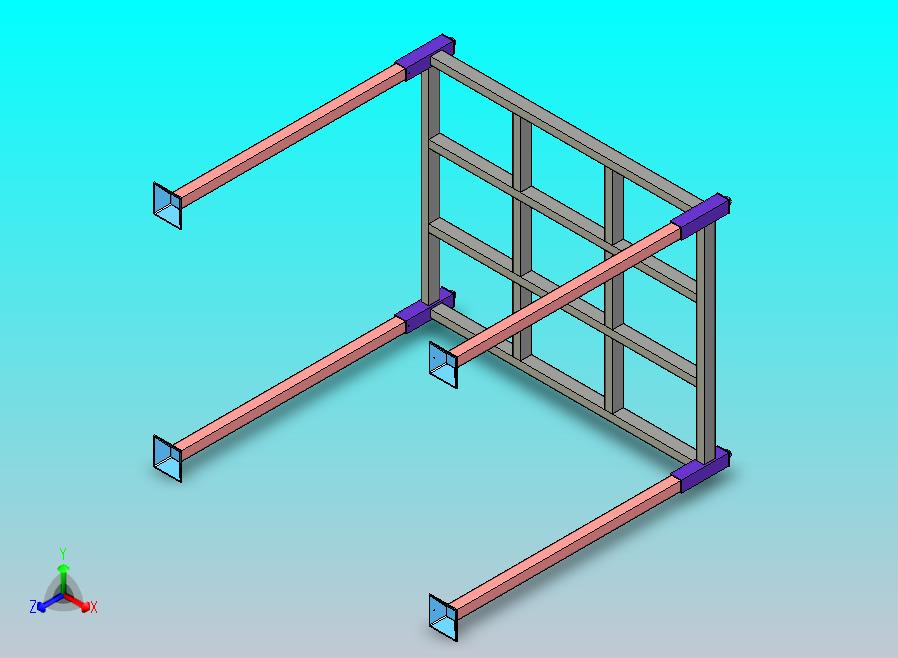 1400KG承重堆垛架